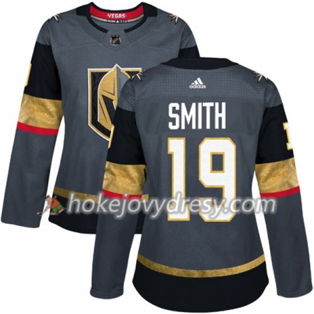 Dámské Hokejový Dres Vegas Golden Knights Reilly Smith 19 Adidas 2017-2018 Šedá Authentic